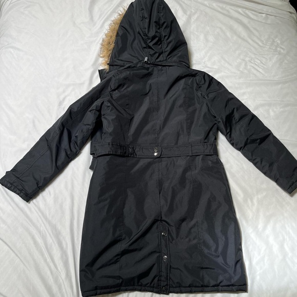 Rocawear Black Parka with Faux Fur Hood - Picture 6 of 7